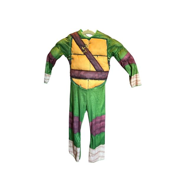 Nickelodeon Teenage Mutant Ninja‎ Turtle Halloween Costume Jumpsuit & Mask - Picture 2 of 8